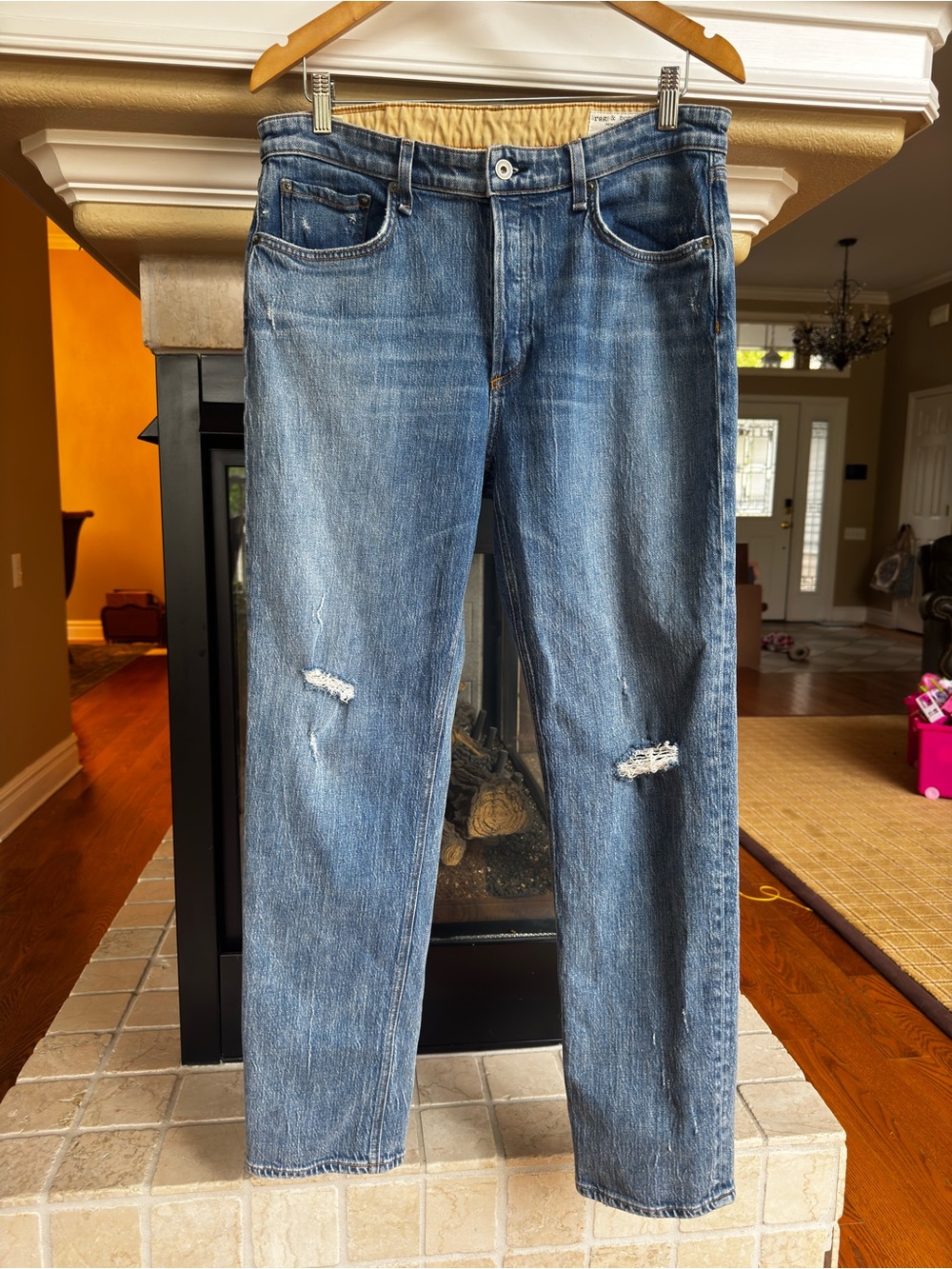 Rag & Bone Rosa Mid Rise Boyfriend Jeans Casual relaxed Everyday Button Fly Size - Picture 2 of 6